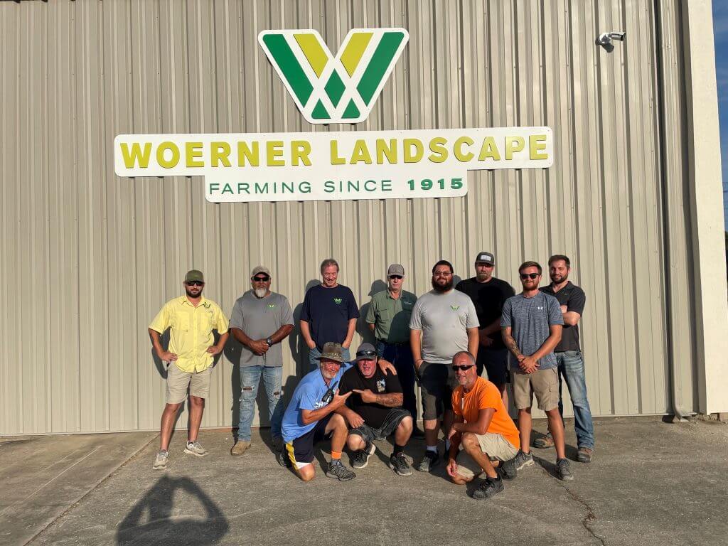 Woerner of Fort Walton Beach staff with signage