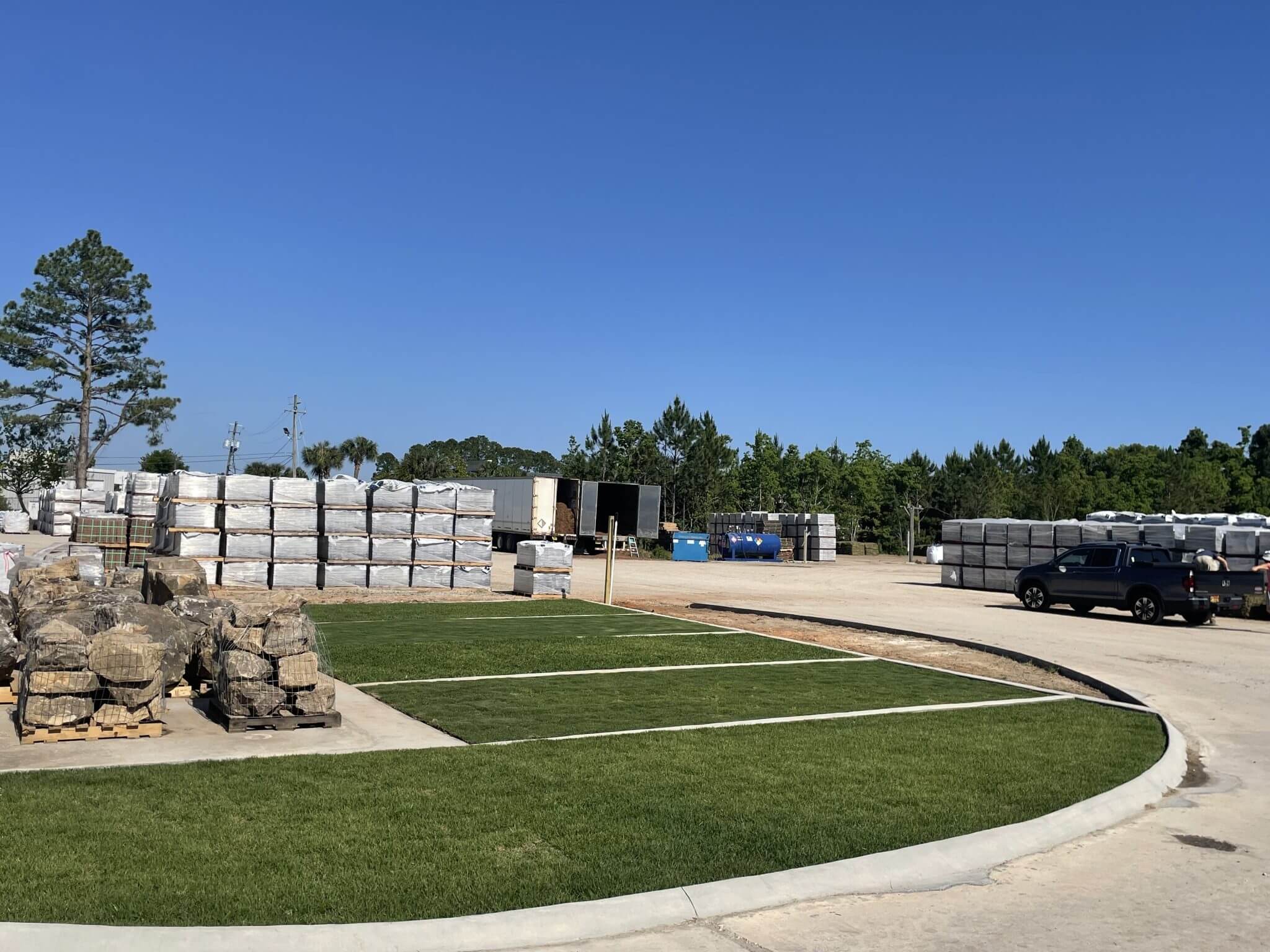 Woerner of Fort Walton Beach sod samples