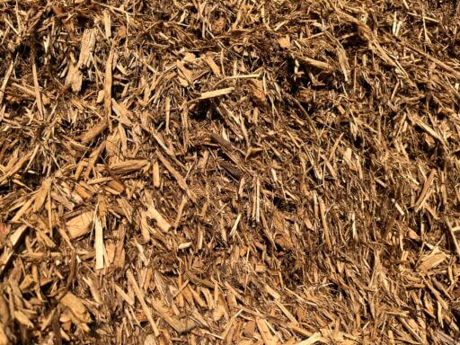 Brown cypress mulch