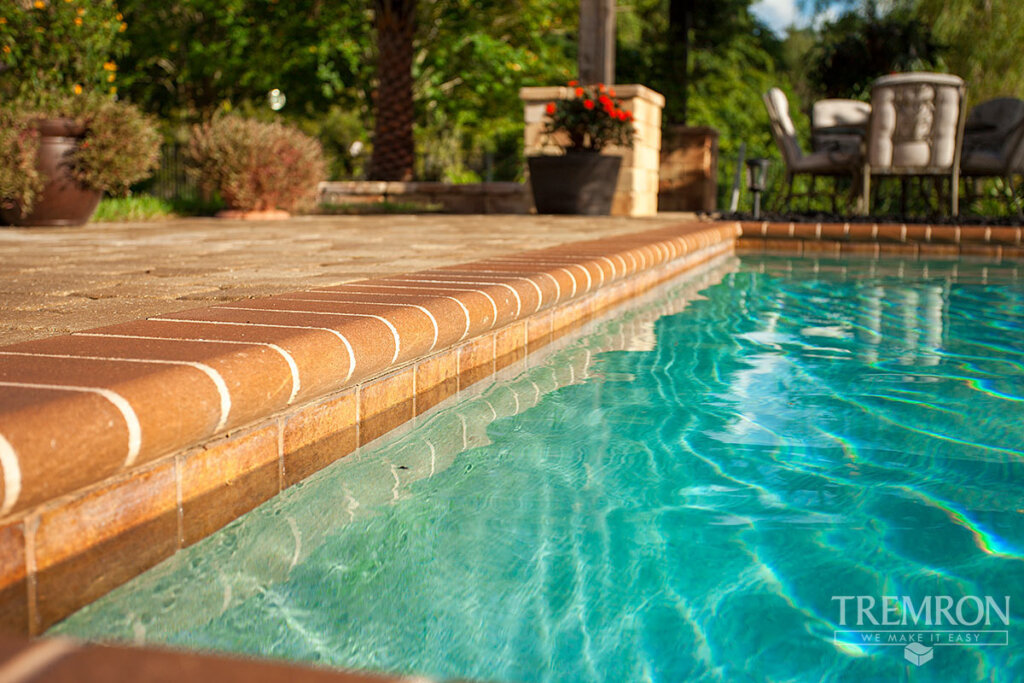 Tremron bullnose pool coping