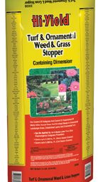 HI-YIELD TURF AND ORNAMENTAL WEED & GRASS STOPPER WITH DIMENS  12 LB.