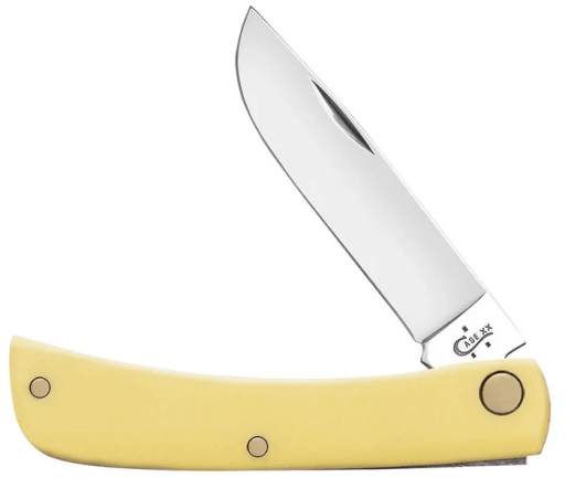 CASE KNIFE SMOOTH YELLOW SYNTHETIC CS - SODBUSTER JR(3137 CV)