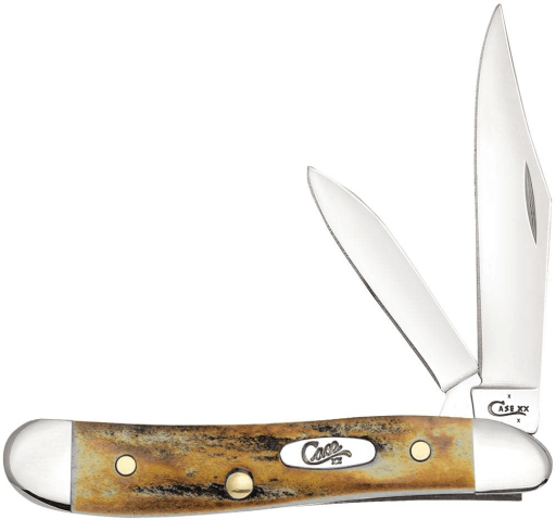 CASE KNIFE GENUINE STAG - PEANUT (5220 SS)
