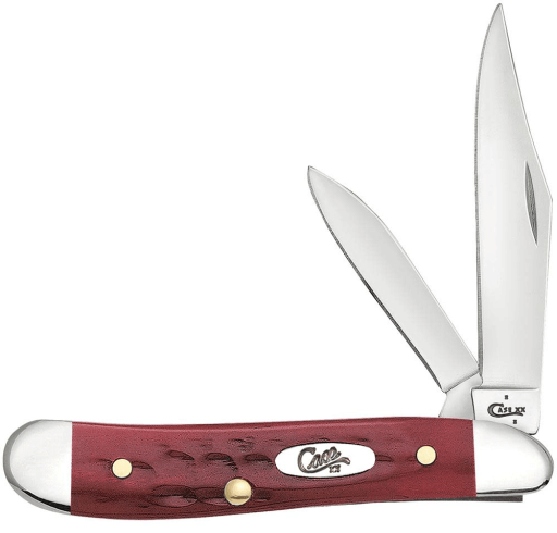 CASE KNIFE POCKET WORN OLD RED BONE - CORN COB JIG PEANUT (6220 SS)