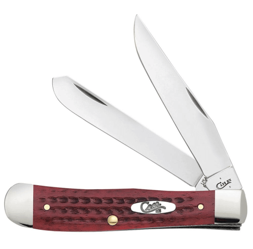 CASE KNIFE POCKET WORN OLD RED BONE - CORN COB JIG TRAPPER (6254 SS)