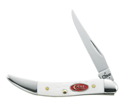 CASE KNIFE WHITE SYNTHETIC SPARXX - STANDARD JIG SMALL TEXAS TOOTHPICK (610096 SS)