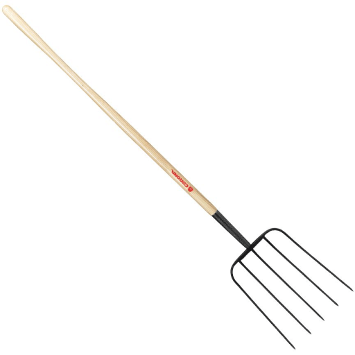 MAXFORGED HAY FORK 5 TINES 56 IN ASH HANDLE