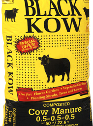 BLACK KOW COW MANURE 1 CF BAG