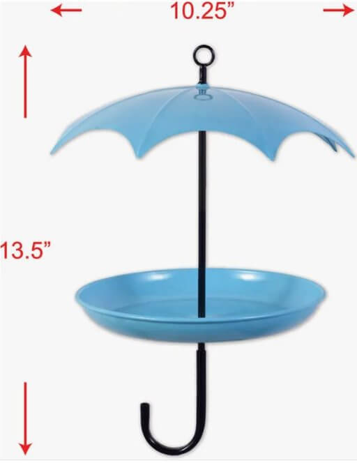 UMBRELLA BIRD FEEDER MULTIPLE COLORS