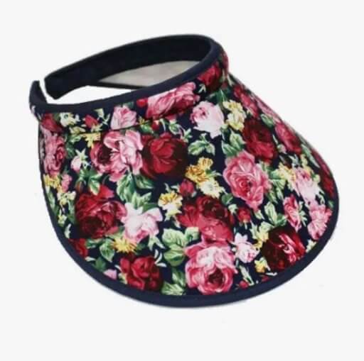 FLORAL GARDEN PRINT SUN VISOR - Image 2