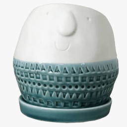 HAPPY FACE PLANTER PUDGIES / LARGE BLUE