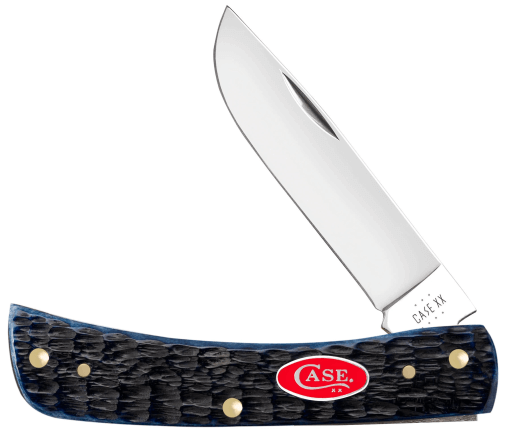 CASE KNIFE ROGERS JIG NAVY BLUE BONE SOD BUSTER JR