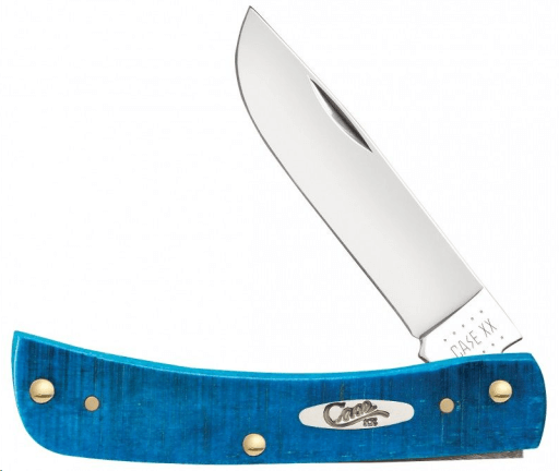CASE KNIFE SAWCUT CARIBBEAN BLUE BONE SODBUSTER JR