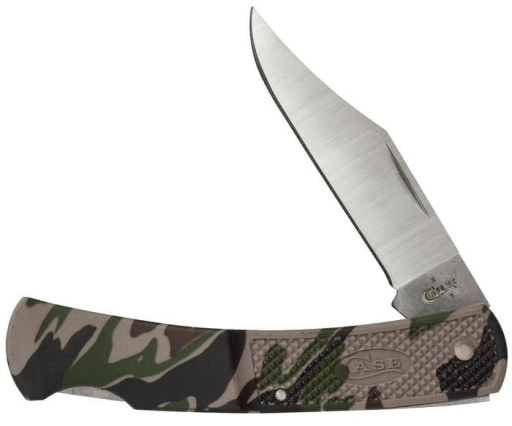 CASE KNIFE CAMO CALIBER ZYTEL SYNTHETIC SS LOCKBACK