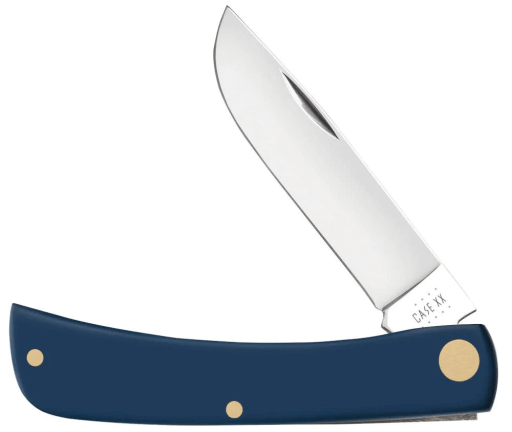 CASE KNIFE SMOOTH NAVY BLUE SYNTHETIC SOD BUSTER JR