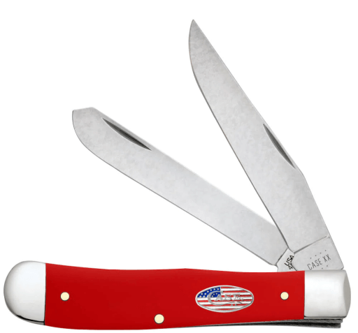 CASE KNIFE TRAPPER AMERICAN WORKMAN RED